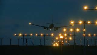 Planes Spotting - Landing At Dusk & Night - Kuala Lumpur International Airport