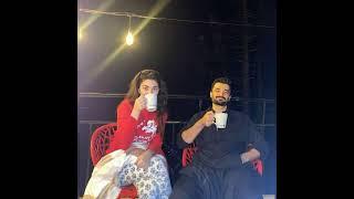 Casual Chai and these 2 Hamza Ali Abbasi and Naimal Khawar Khan