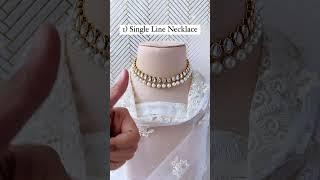 Types of necklaces to style with square neckline/blouses!