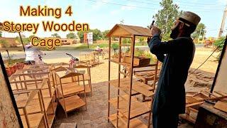 Amazing Skills of Making Beautiful Wooden Bird Cage| How To Make Beautiful Wooden Cage For Birds DIY