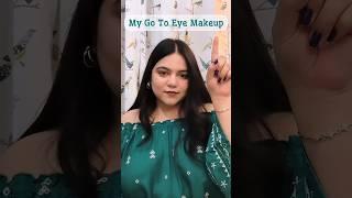 My Go To Eye Makeup | quick & easy #eyemakeup #ytshorts #tutorial #shorts