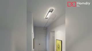 Homdiy Bauhaus Simple LED Aisle Ceiling Lamp