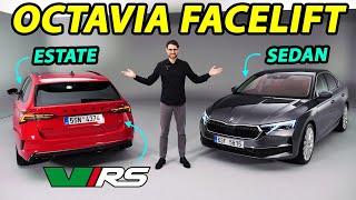 2024 Skoda Octavia facelift REVIEW Hatch vs Estate vRS