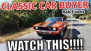 CLASSIC CAR BUYER: 1969 Camaro Z28 DZ with Rob Evans We Buy Sell & Chase Classic Cars