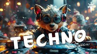 TECHNO MIX 2024  Rave Techno Remixes for Party, Gym, and Car Music