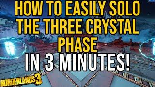 EASILY SOLO M10 THREE CRYSTAL PHASE! BEST GUARDIAN TAKEDOWN STRATEGY! // Borderlands 3