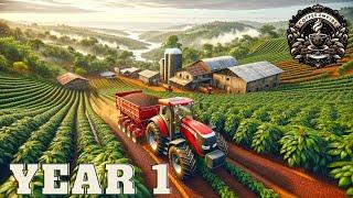 I Spent 1 Year in Brazil - Coffee Empire Year 1 - Farming Simulator 22