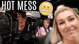 FIRST DAY SOLO WITH 3 KIDS | Tara Henderson