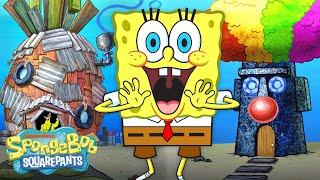 Every Time Bikini Bottom Homes were Remodeled!  | 55 Minute Compilation | SpongeBob