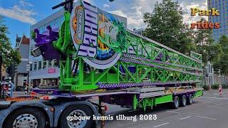 Kermis Tilburg 2023 oprijden en opbouw deel 2