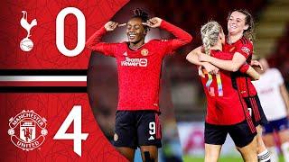 A Ruthless Performance In London  | Tottenham 0-4 Man Utd | WSL Highlights