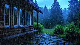 Rain Sounds For Sleeping - 99% Instantly Fall Asleep With Rain And Thunder Sound At Night