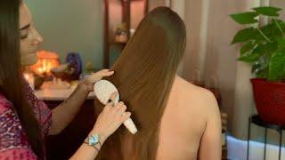 ASMR Extreme Tingles & Relaxation Hair Play, Brushing, Back Scratching, Energy Healing (No Talking)