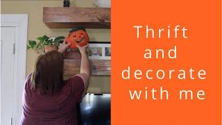 Thrift haul and decorate for fall with me + podcast recommendations