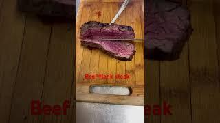 Flank steak#grill#beef#food #cooking #steakchannel #bbq #hellkitchen #openfire #steak