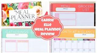 Carrie Elle Meal Planner Review