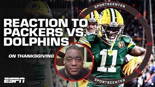 The Packers 'BEAT UP & BULLIED' the Dolphins on Thanksgiving - Damien Woody | SportsCenter