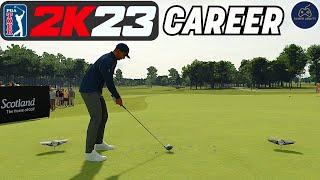 Genesis Scottish Open ROUND 1! PGA TOUR 2K23 Career Mode Part 129!