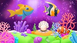 Baby Lullaby. Soothing fishes  Aquarium  Baby sleep music 