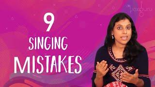 9 Singing mistakes | VoxGuru ft. Pratibha Sarathy