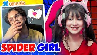 Spider Girl On OMEGLE ️