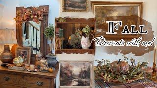 *NEW* FALL DECORATE WITH ME! | DINING ROOM | ENTRYWAY TABLE | AND COTTAGE SHELF | COTTAGE DECOR