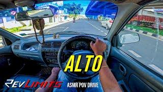 2003 MARUTI ALTO LXI | ASMR | (796CC 47BHP)  | POV TEST Drive #158 | RevLimits |