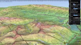 Mt Elbert area of Leadville 100K 3D map (multi-layers), by 3D Geologic Mapping LLC