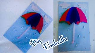 Diy Umbrella with paper | Paper Crafts | Harini Creations