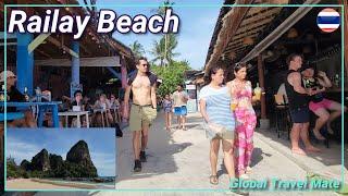 RAILAY BEACH Krabi Is it the BEST BEACH? How to get there Full Walking Street Tour