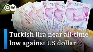 Turkish lira plunges, loses nearly 40% it's value this year | DW News