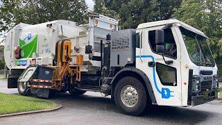 The Mack LR Electric Garbage Truck: Labrie Automizer on Wheelie Bins