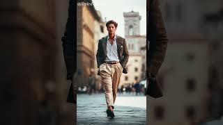 Men's Stylish Fashion Street in Paris