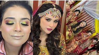 kashaf ka dholky event makeup