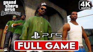 GTA SAN ANDREAS Gameplay Walkthrough FULL GAME [4K 60FPS PS5] - No Commentary