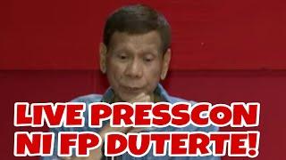 FP DUTERTE LIVE PRESSCON/ PAG ANUNSYO SA PAGTAKBO SA MIDTERM ELECTION