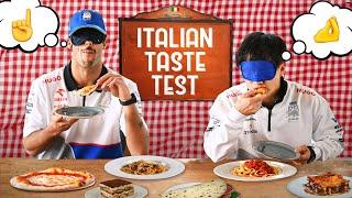 Daniel Ricciardo vs Yuki Tsunoda vs Italian Food | Italian Food Tasting Test