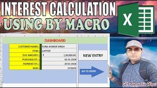 INTEREST CALCULATION #microsoftexcel