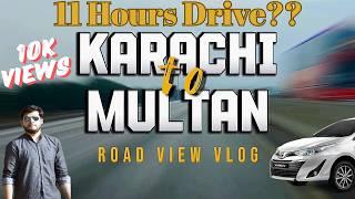 Karachi to Multan on Toyota Yaris | Via Jamshoro Aamri Qazi Ahmed Road| @AoSarakDikhaun  #roadtrip