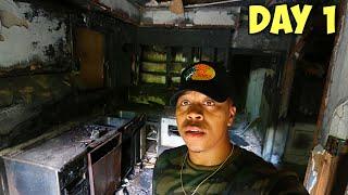 My Burnt Down House Flip | Day 1