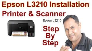 Epson L3210 Installation Printer and Scanner Driver || Epson L3210 Driver Installation