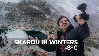 FIRST TIME SKARDU IN SNOW | hamara luggage gum gya  | Episode 1