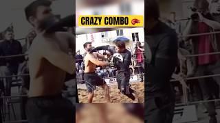 Crazy combo  #boxing #boxer #mma #martialarts #kickboxing #fighter