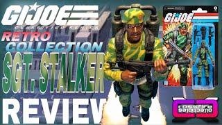 cXc G.I. Joe Classified Series Retro Collection SGT STALKER Figure • Opening and Review 2024