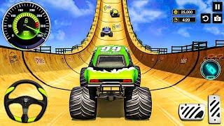 Monster Truck Mega Ramp Impossible Driver - Mega Ramp Car Stunt Master Simulator - Android Gameplay