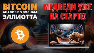 БИТКОИН ПРОГНОЗ: НИЗКИЙ СТАРТ ДЛЯ МЕДВЕДЕЙ! ОБЗОР BITCOIN