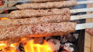 Afghan family vlog# weekend, how to make koobideh kebab  ولاگ مهمانی، طرز تهیه کباب#کوبیده