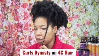 A WHOLE WASHDAY WITH CURLS DYNASTY ON MY KINKY 4C LOW POROSITY HAIR| LEAVEIT2NESSA