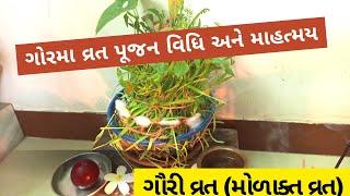 Gauri vrat pujan 2022| ગોરમા વ્રત પૂજન વિધિ અને માહાત્મય| મોળક્ત વ્રત | गौरी व्रत पुजा करने का तरीका