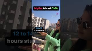 Myths about CMA#icmai #cma #cmastudents #cmafinal #gst #icmaistudents #cmainter #cmafinal